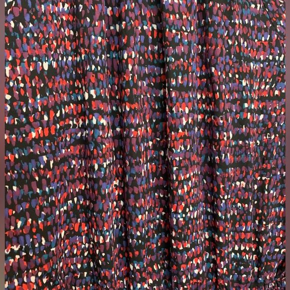 NWT DR2 Daniel Rain multi color long sleeve mini Dress. Size Small - Picture 3 of 9